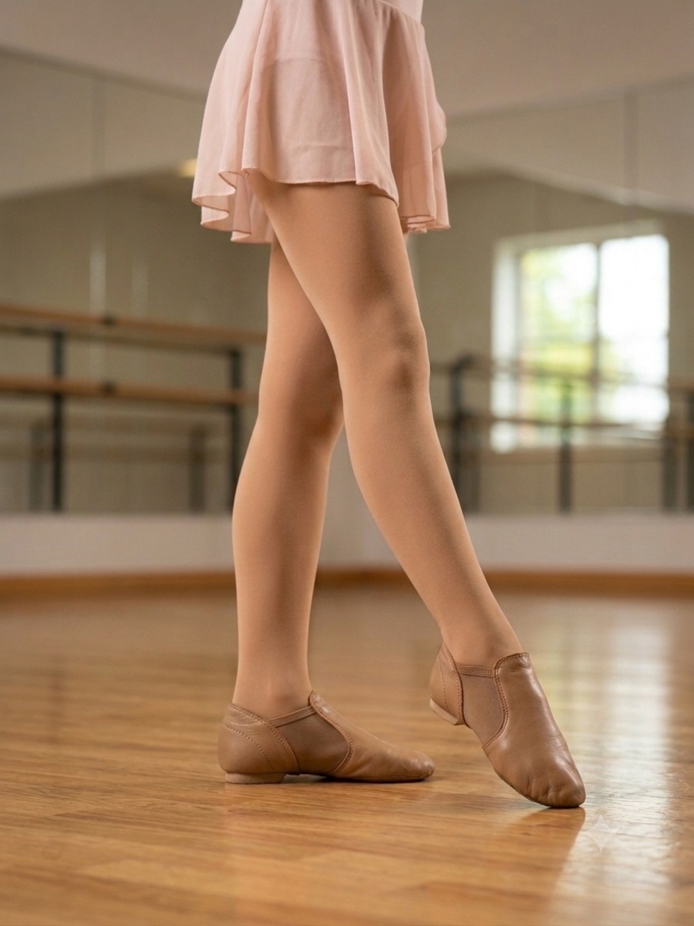 CAPEZIO Tan Jazz Shoes for Kids SIZE 10.5